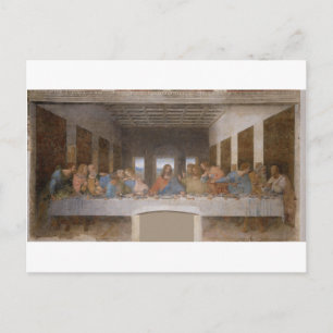 Das letzte Abendessen von Leonardo Da Vinci Postkarte