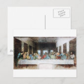 Das letzte Abendessen von Leonardo Da Vinci Postkarte (Vorne/Hinten)