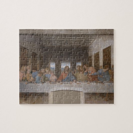 Das letzte Abendessen von Leonardo da Vinci Puzzle (Horizontal)