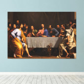 Das letzte Abendessen von Philippe de Champaigne ( Leinwanddruck (Insitu (Holzboden))