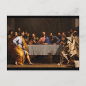 Das letzte Abendessen von Philippe de Champaigne ( Postkarte (Vorderseite)