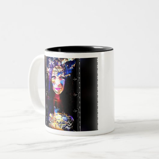 Das letzte Abendessen von TRP Zweifarbige Tasse (Vorderseite Links)