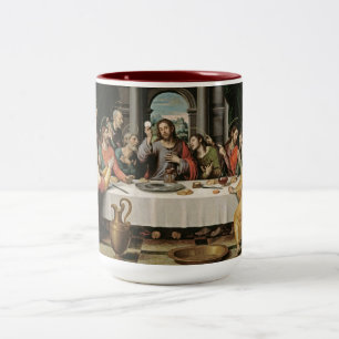 Das letzte Abendessen Zweifarbige Tasse