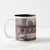 Das letzte Abendessen Zweifarbige Tasse (Links)