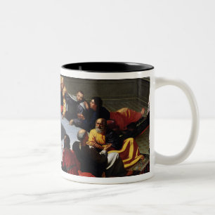 Das letzte Abendessen Zweifarbige Tasse
