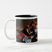 Das letzte Abendessen Zweifarbige Tasse (Links)