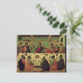 Das letzte Abendmahl aus dem Passion Altarpiece Postkarte (Stehend Vorderseite)