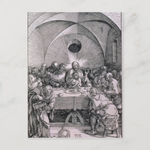 Das letzte Abendmahl aus der "großen Leidenschaft" Postkarte