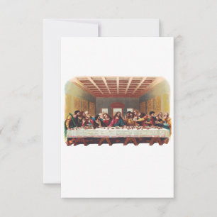 Das letzte Abendmahl Dankeskarte