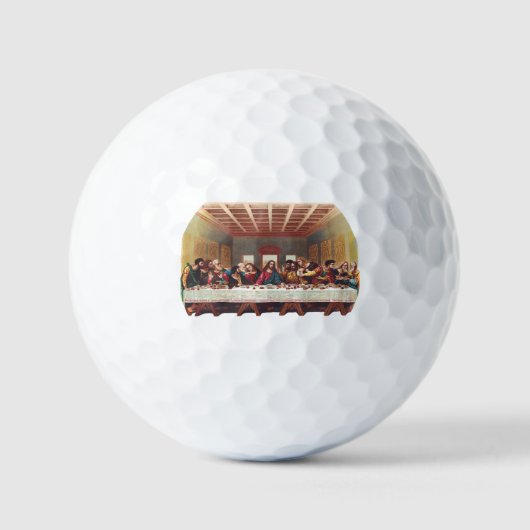 Das letzte Abendmahl Golfball (Vorderseite)