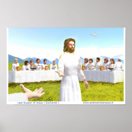 Das letzte Abendmahl Jesu ( Eucharist ) Poster (Vorne)