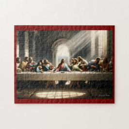 Das letzte Abendmahl, Jesus und Apostel, religiöse Puzzle