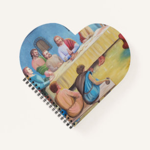 Das letzte Abendmahl: Jesus und die Jünger Notizblock