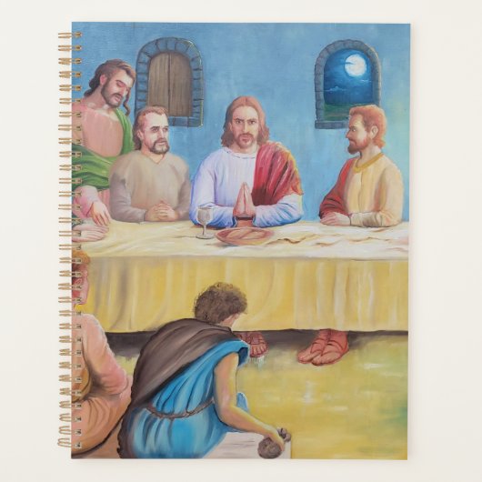 Das letzte Abendmahl: Jesus und die Jünger Planer (Vorderseite)