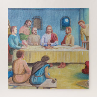 Das letzte Abendmahl: Jesus und die Jünger Puzzle