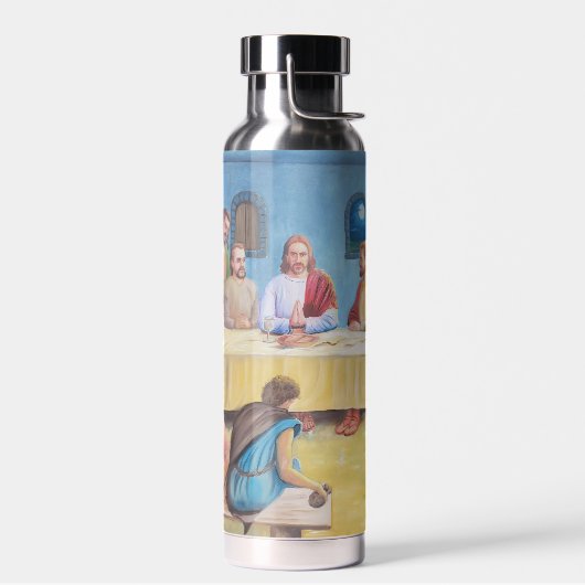 Das letzte Abendmahl: Jesus und die Jünger Trinkflasche (Links)