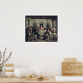 Das letzte Abendmahl (Öl auf Leinwand) 2 Poster (Küche)
