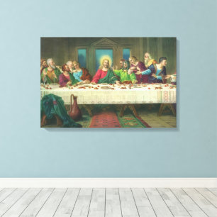 Das letzte Abendmahl Original von Leonardo da Vinc Leinwanddruck