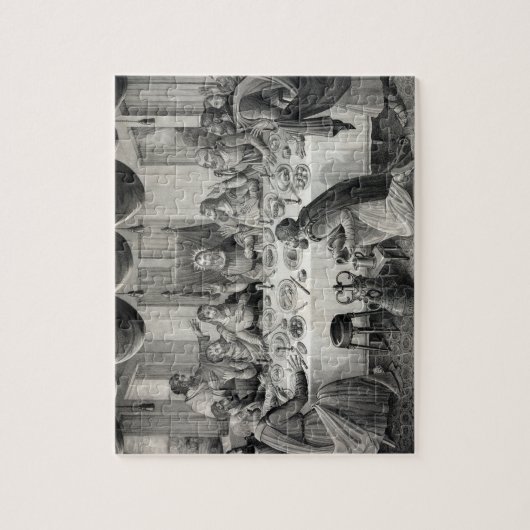 "Das letzte Abendmahl" Puzzle (Vertikal)