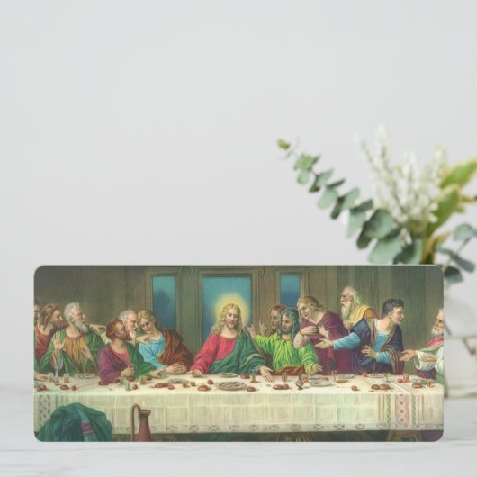 Das letzte Abendmahl stammt ursprünglich von Leona Einladung (Stehend Vorderseite)