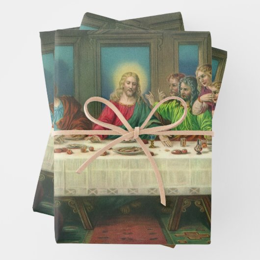 Das letzte Abendmahl stammt ursprünglich von Leona Geschenkpapier Set (Beispiel)
