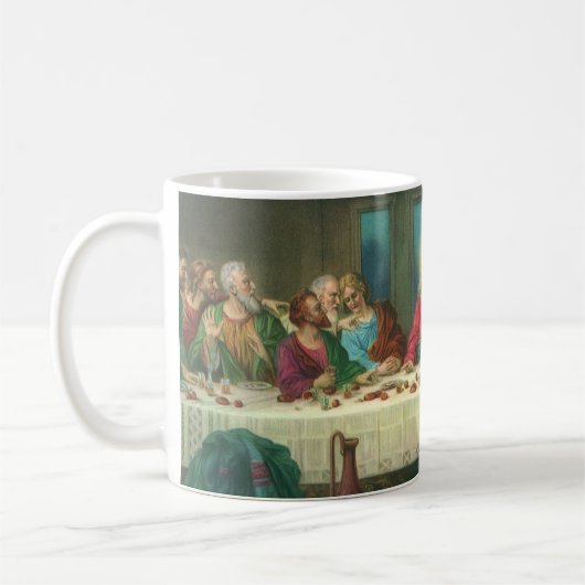 Das letzte Abendmahl stammt ursprünglich von Leona Kaffeetasse (Links)