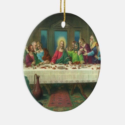 Das letzte Abendmahl stammt ursprünglich von Leona Keramikornament (Rechts)