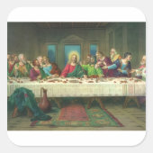 Das letzte Abendmahl stammt ursprünglich von Leona Quadratischer Aufkleber (Vorderseite)