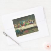 Das letzte Abendmahl stammt ursprünglich von Leona Quadratischer Aufkleber (Umschlag)