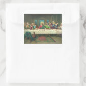 Das letzte Abendmahl stammt ursprünglich von Leona Quadratischer Aufkleber (Tasche)