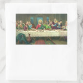 Das letzte Abendmahl stammt ursprünglich von Leona Rechteckiger Aufkleber (Tasche)