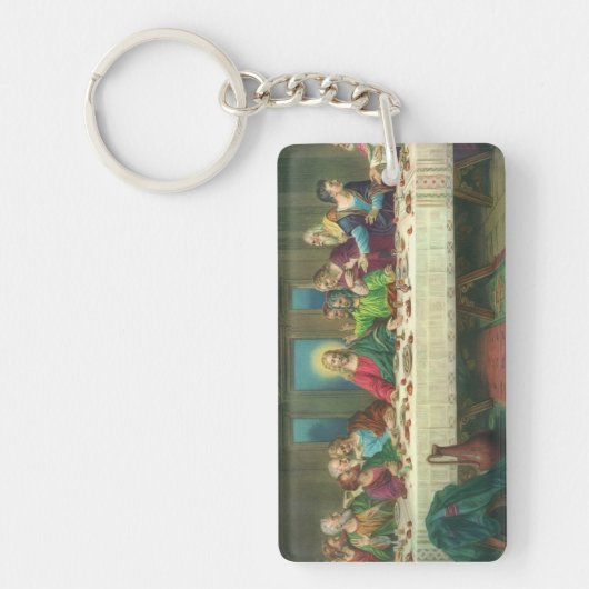 Das letzte Abendmahl stammt ursprünglich von Leona Schlüsselanhänger (Vorderseite)