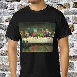 Das letzte Abendmahl stammt ursprünglich von Leona T-Shirt<br><div class="desc">Vintage Illustration religiöser Renaissance-Ära schöne Kunst Reproduktion des letzten Abendmahles von Leonardo da Vinci. Das Letzte Abendmahl war das letzte Mahl, das Jesus Christus vor seinem Tod mit seinen zwölf Aposteln und Jüngern geteilt hatte. Das Letzte Abendmahl porträtiert speziell die Reaktion jedes Apostels, als der junge Mann Jesus Christus sagte,...</div>