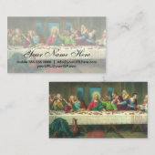 Das letzte Abendmahl stammt ursprünglich von Leona Visitenkarte (Vorne/Hinten)