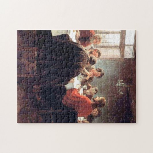 Das letzte Abendmahl von Fritz von Uhde 1886 Puzzle (Horizontal)