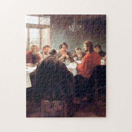 Das letzte Abendmahl von Fritz von Uhde 1886 Puzzle (Vertikal)