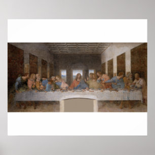 Das letzte Abendmahl von Leonardo Da Vinci Poster