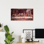 Das letzte Abendmahl von Leonardo da Vinci, Renais Poster (Heimbüro)