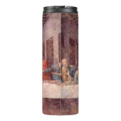 Das letzte Abendmahl von Leonardo da Vinci Thermosbecher (Rückseite)