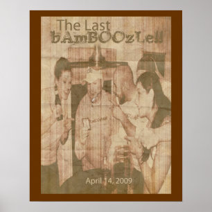 Das letzte Bambozle Retro-Poster Poster