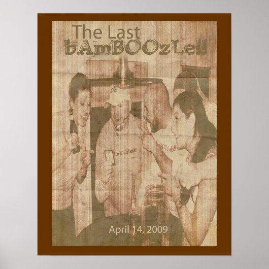 Das letzte Bambozle Retro-Poster Poster (Vorne)
