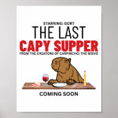 Das letzte Cape Supper Funny Capybara Movie Poster (Vorne)