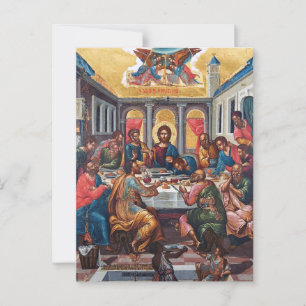 Das letzte Christliche Oberorthodoxe Symbol Postkarte