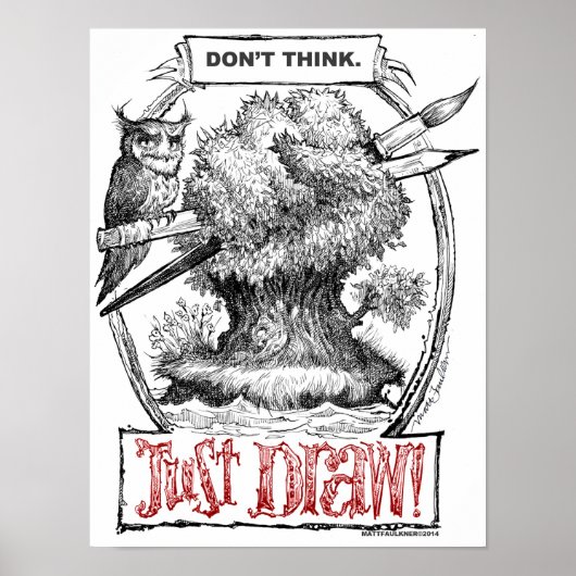 Das Letzte denke nicht. Zeichn einfach! Poster! Poster (Vorne)