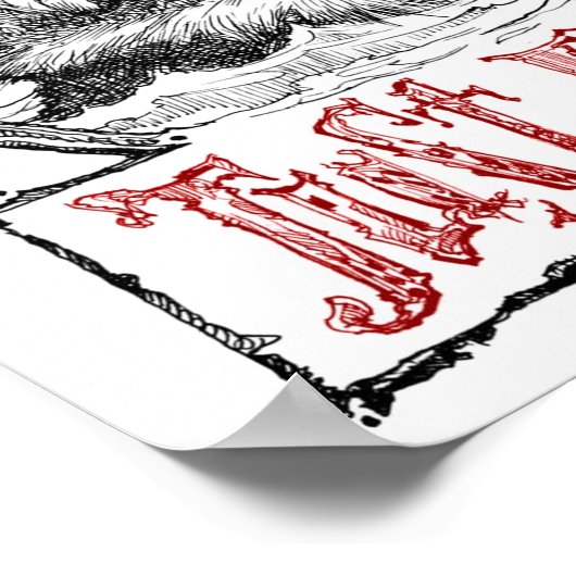 Das Letzte denke nicht. Zeichn einfach! Poster! Poster (Ecke)