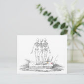 Das Letzte der Graces Postkarte (Stehend Vorderseite)