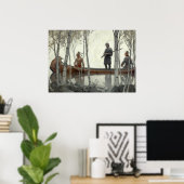 Das Letzte der Mohikaner von N. C. Wyeth Poster (Heimbüro)