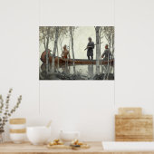 Das Letzte der Mohikaner von N. C. Wyeth Poster (Küche)