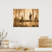 Das Letzte der Mohikaner von Newell Convers Wyeth Poster (Küche)