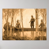 Das Letzte der Mohikaner von Newell Convers Wyeth Poster (Vorne)